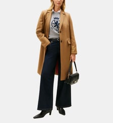 Manteau droit mi-long Tommy Hilfiger