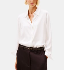 Chemise droit col classique signature Tommy Hilfiger