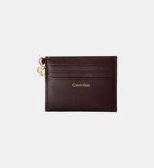 Porte-cartes lisse cuir Calvin Klein