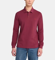 Polo droit en coton Timberland