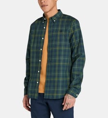 Chemise à carreaux en popeline  Timberland