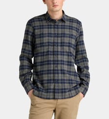 Chemise Warren à carreaux en coton Woolrich