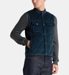 Veste sans manches courte en coton Woolrich