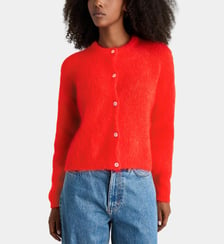 Cardigan court Olivia en mohair Surprise
