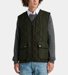 Blouson sans manches ample finition matelassée Gant