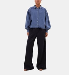 Blouse courte Sarah denim By Bar Amsterdam