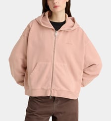 Hoodie zippé Benton signature en coton Carhartt WIP