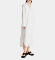 Robe Helena décontractée longue en coton The Frankie Shop