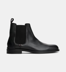 Bottes Chelsea en cuir signature Tommy Hilfiger