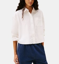 Chemise ample en coton signature Tommy Hilfiger
