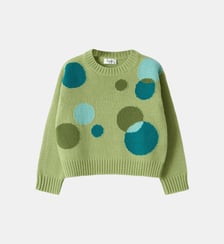 Pull droit Dots en laine  IL GUFO