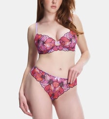 Soutien-gorge balconnet à motif fleuri Savage x Fenty