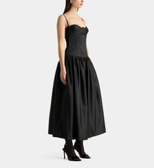 Robe Chloe bustier évasée longue Anna October