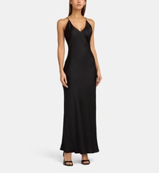 Robe Laurel fourreau longue en soie Anine Bing