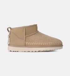 Bottines Classic Ultra Mini Biarritz chelsea en cuir Ugg