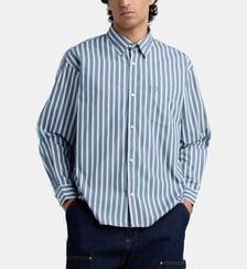 Chemise droite Malden rayée en coton Carhartt WIP