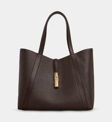Sac cabas Goccia L en cuir grainé Furla