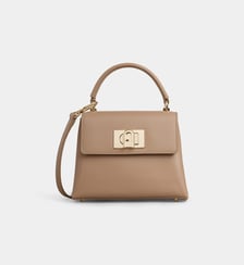 Sac à main Mini 1927 handle en cuir grainé Furla