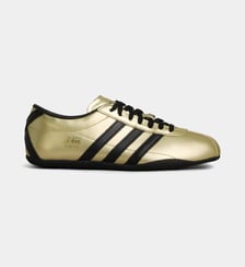 Baskets basses Tokyo en cuir finition dorée Adidas Originals