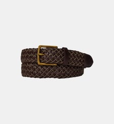 Ceinture classique torsadée en cuir  Polo Ralph Lauren