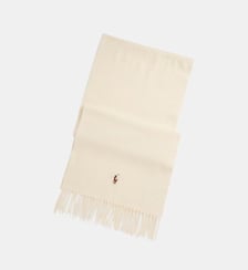 Echarpe en laine frangée signature Polo Ralph Lauren