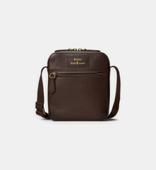 Sacoche signature en cuir Polo Ralph Lauren