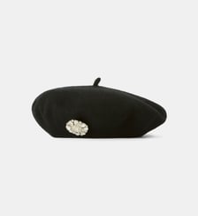 Beret en laine strass IL GUFO
