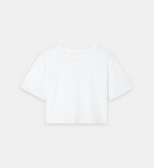 T-shirt en coton droit American Vintage