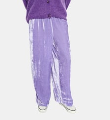 Pantalon ample en coton velours American Vintage