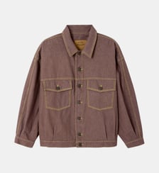 Veste droite en coton American Vintage