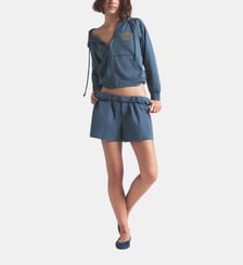 Short droit en coton Skims