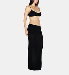 Jupe longue en maille Sheer Knit Skims