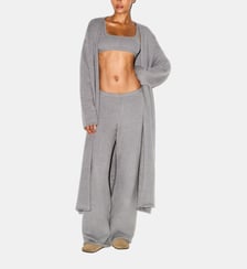 Cardigan droit fluide mi-long Skims