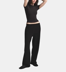 Pantalon droit en coton Fleece Skims