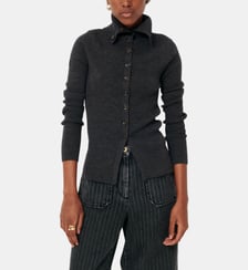 Cardigan Shimoteka cintré en laine Sessùn