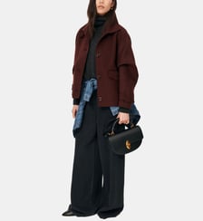 Manteau Valley Nevado ample court en laine Sessùn