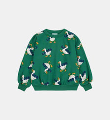 Sweat droit en coton avec imprimé oies Bobo choses