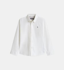 Chemise droite en coton Tommy Hilfiger