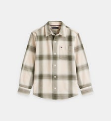 Chemise en coton à carreaux Tommy Hilfiger