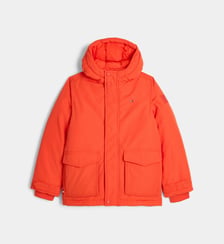 Parka à col montant signature Tommy Hilfiger