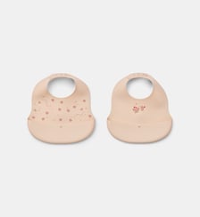 Lot de 2 bavoirs Ember en silicone avec poche Liewood