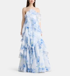 Robe maxi longue Pandorea à volants Aje