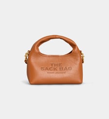 Sac à main The Sack Bag en cuir et sa pochette assortie Marc Jacobs