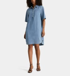 Robe Satone droite courte en lyocell Samsoe Samsoe