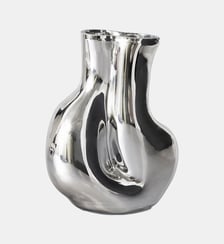 Vase en verre chromé Hkliving