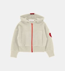 Sweat à capuche avec nœud Monnalisa