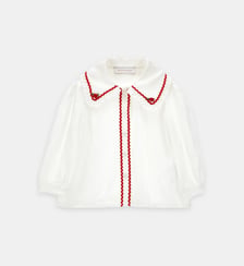Chemise avec col brodé  Monnalisa