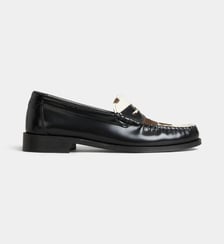 Mocassins College en cuir façon vache Furla