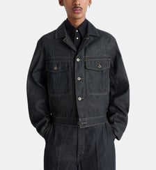 Veste Trucker droite en denim Lemaire