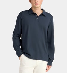 Polo manches longues en coton recyclé North Sails